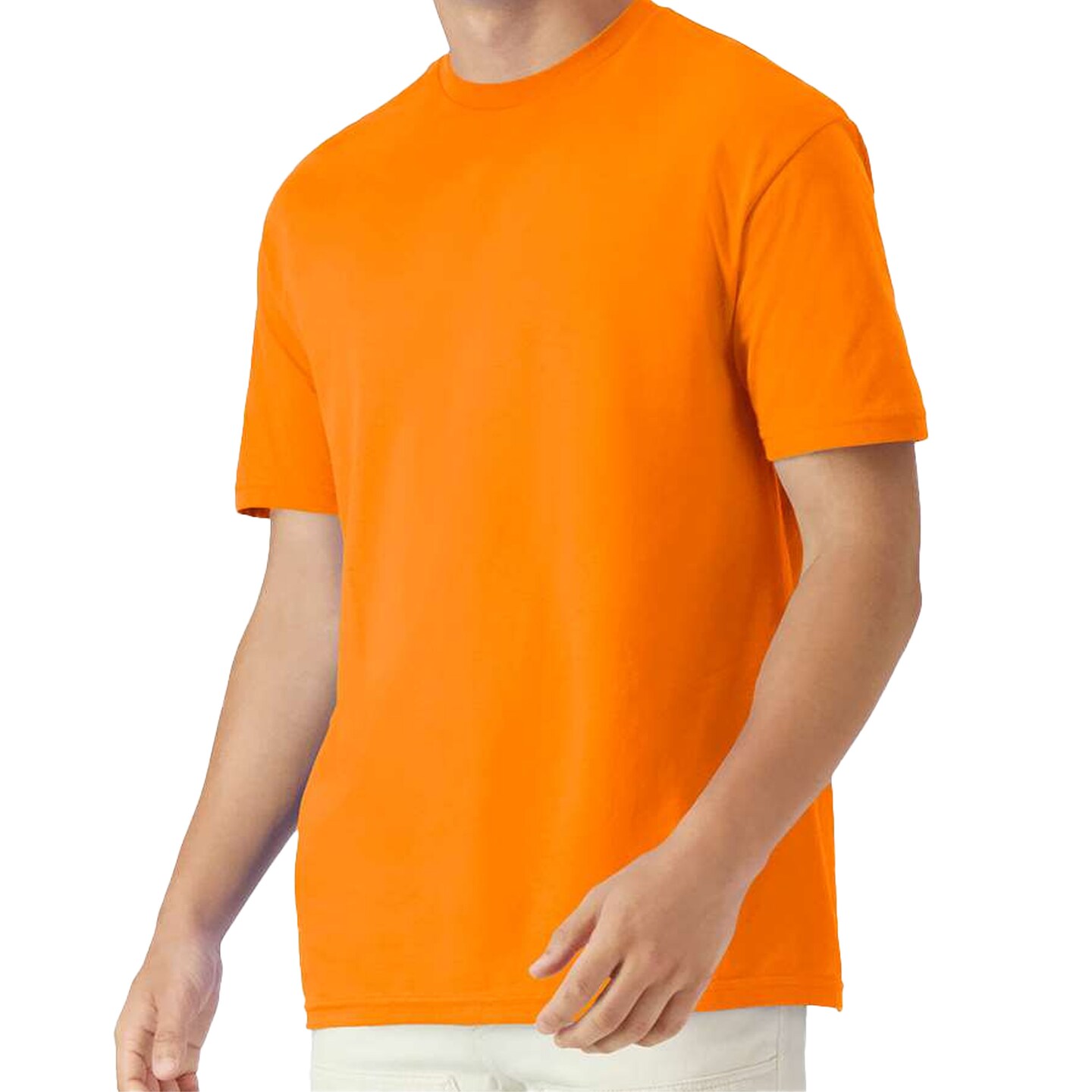Gildan Men's Light Cotton T-Shirt, Crewneck Short Sleeve Assorted Craft Tee