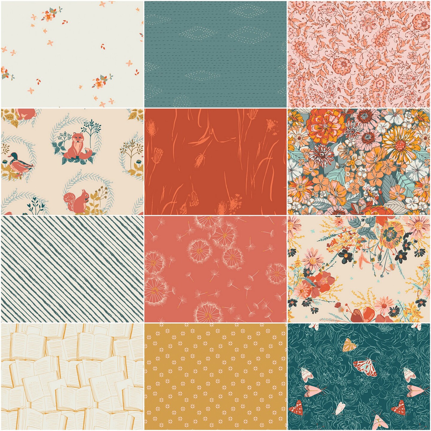 Chapter Six: Listen to Your Heart Fat Quarter Bundle by  for Art Gallery (FQWTRB6)