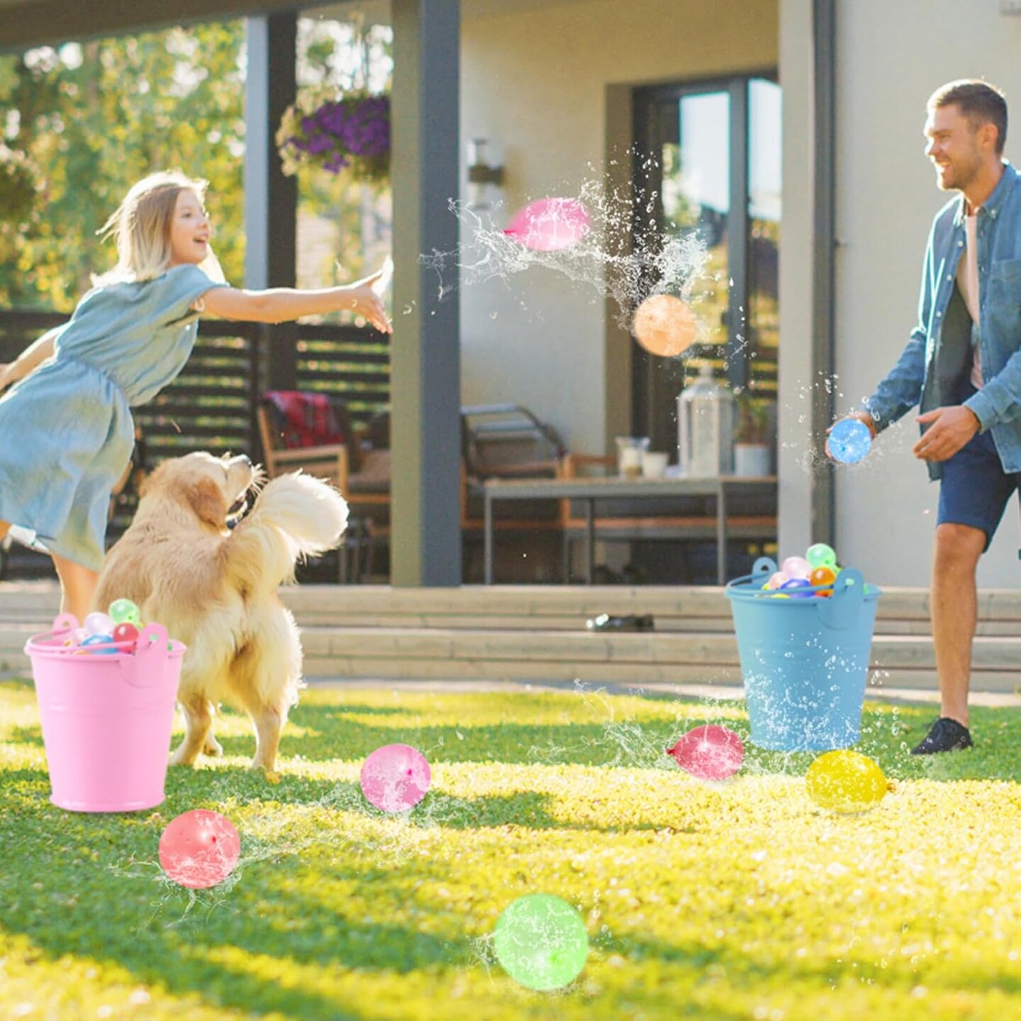 Latex Water Bomb Balloons Fight Games(Multicolor)6 x 5.5 x 1.5 inches