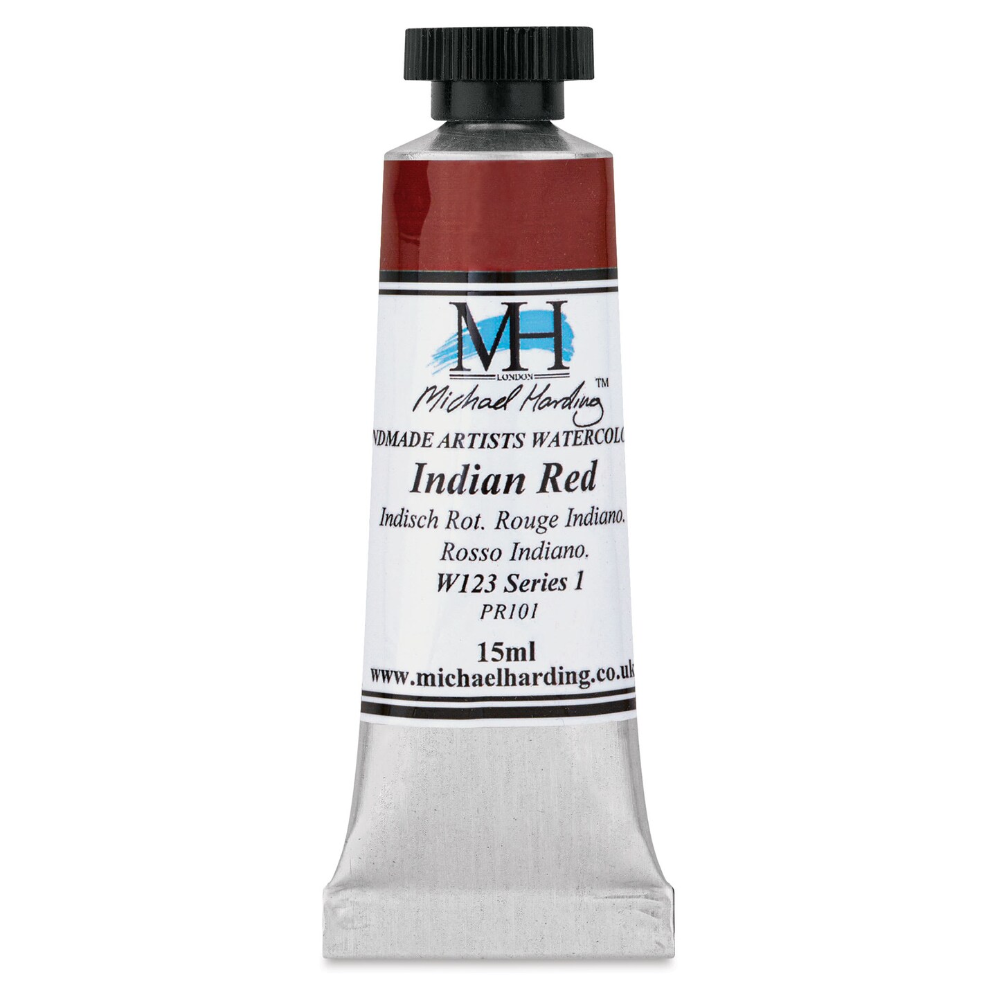 Michael Harding Artists Watercolor - Indian Red, 15 ml, Color: Red ...
