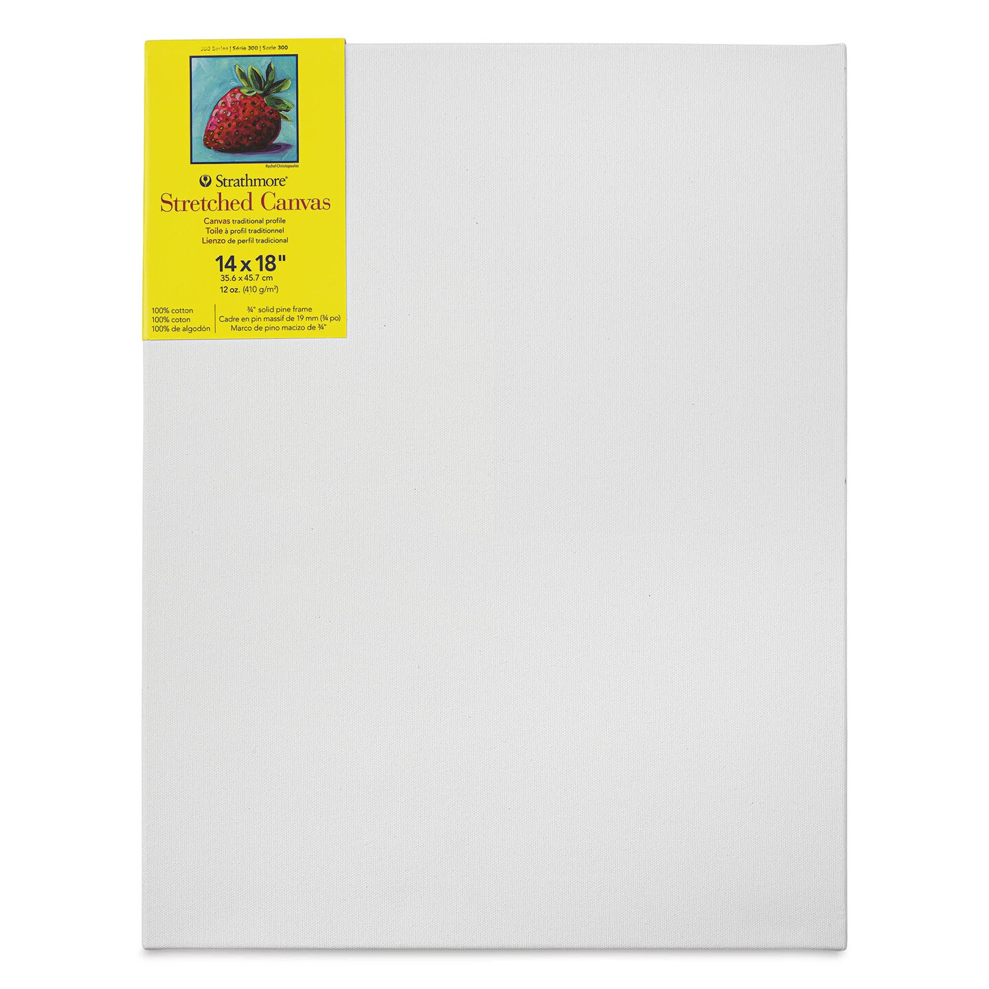 Strathmore 300 Series Stretched Cotton Canvas - 3/4" Profile, 14" x 18"