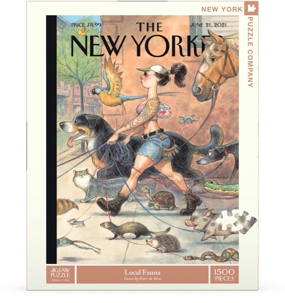 New York Puzzle Company Local Fauna 1500 Piece Piece Jigsaw Puzzle