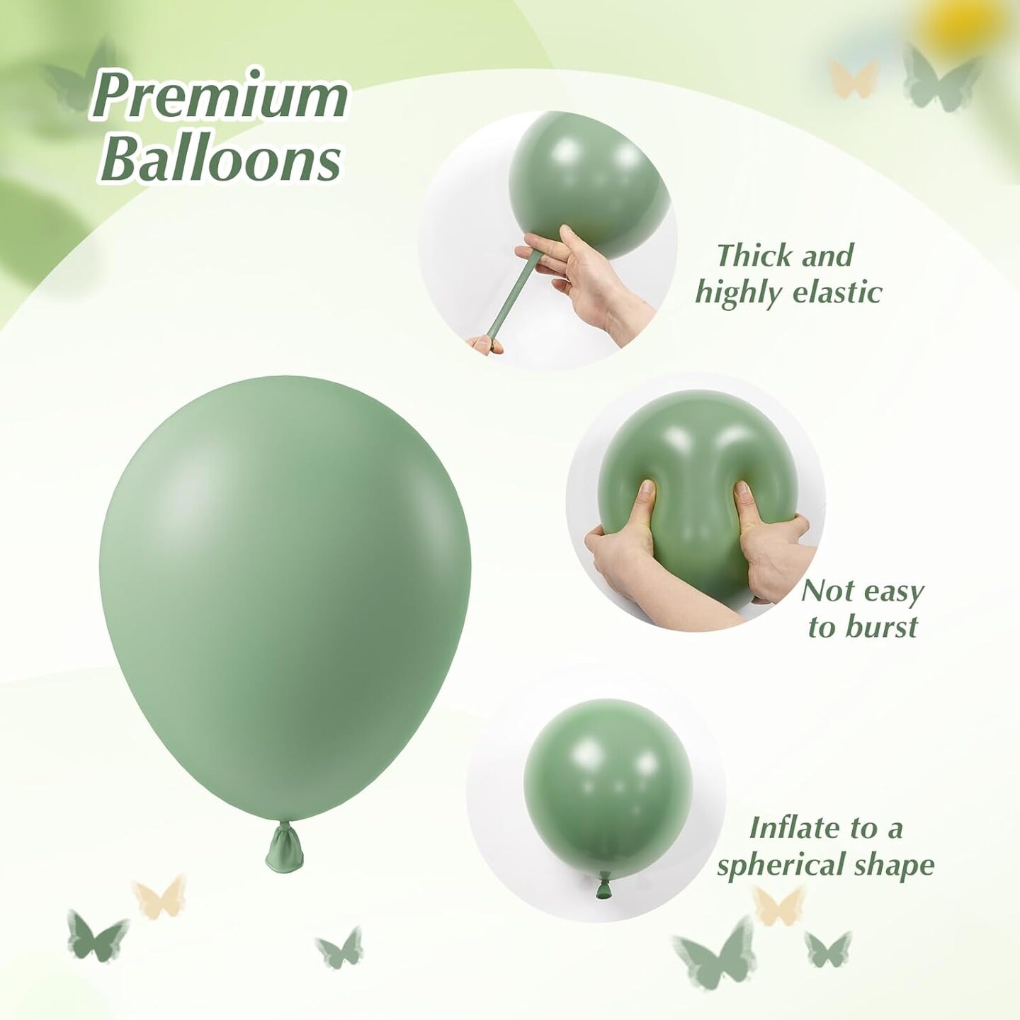 Sage green Balloons( Sage green Balloons)