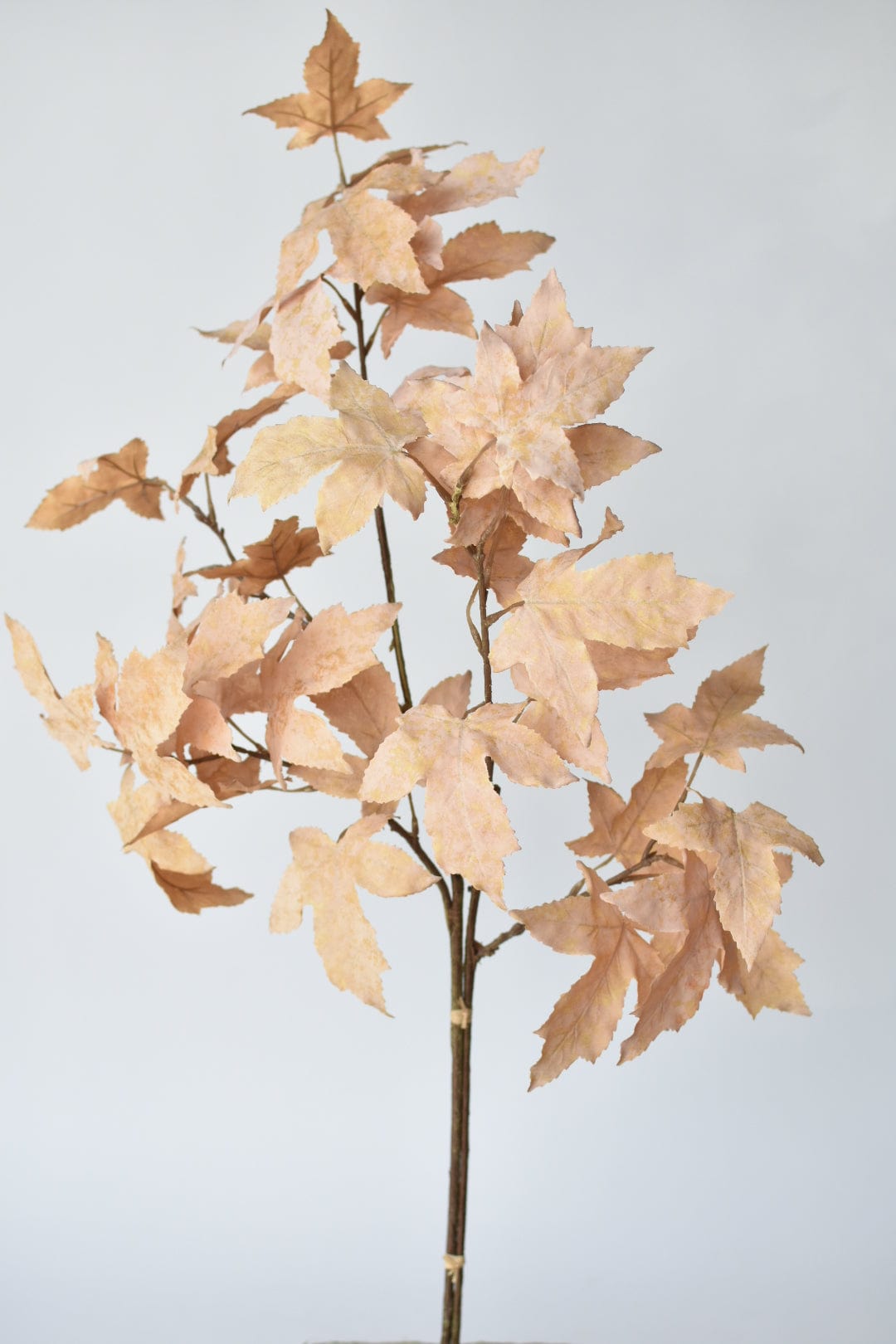 34&#x22; Faux Tan Maple Leaf Bundle (includes 2 Stems)