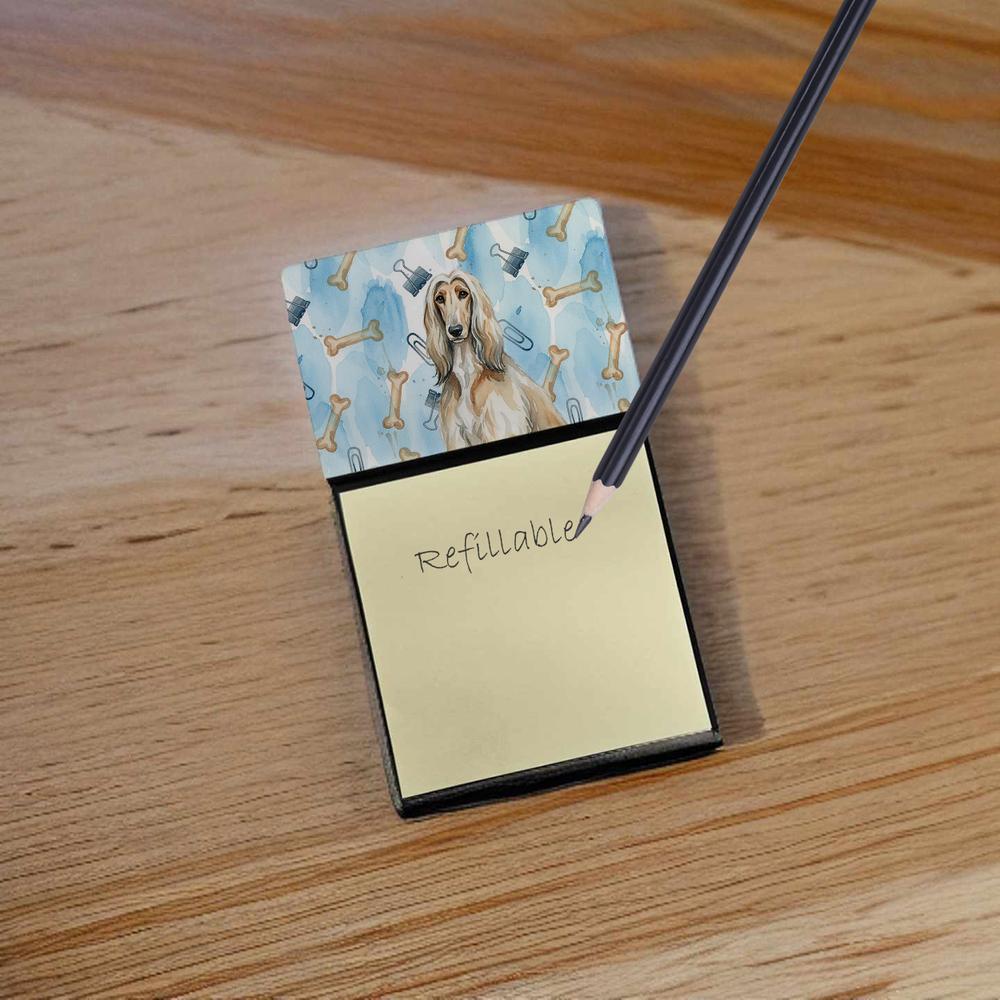 Edge Collections -3" x 3"-Multicolor-Artistic Coworker Desk Note Holder with Refillable Sticky Pad - 1 Pieces