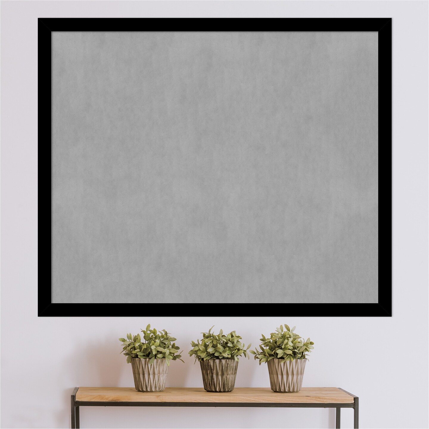 Basic Narrow Wood Framed Magnetic Board