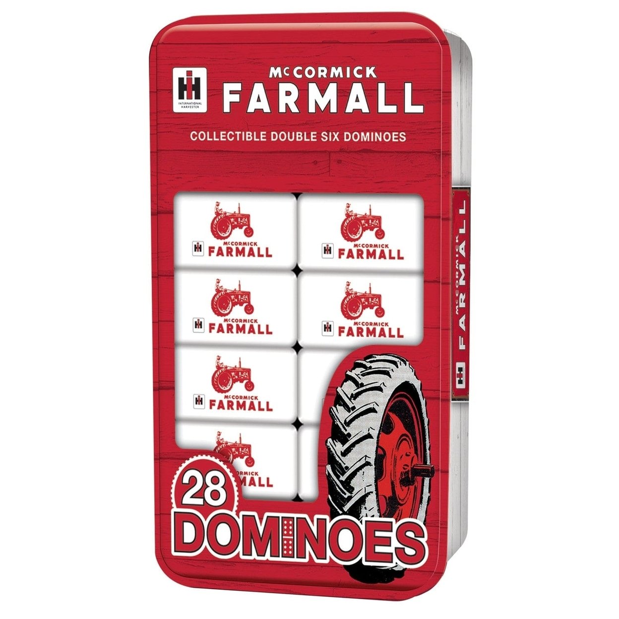 Case Ih Farmall Picture Dominoes 28 Piece Set For Ages 3+ Family Game