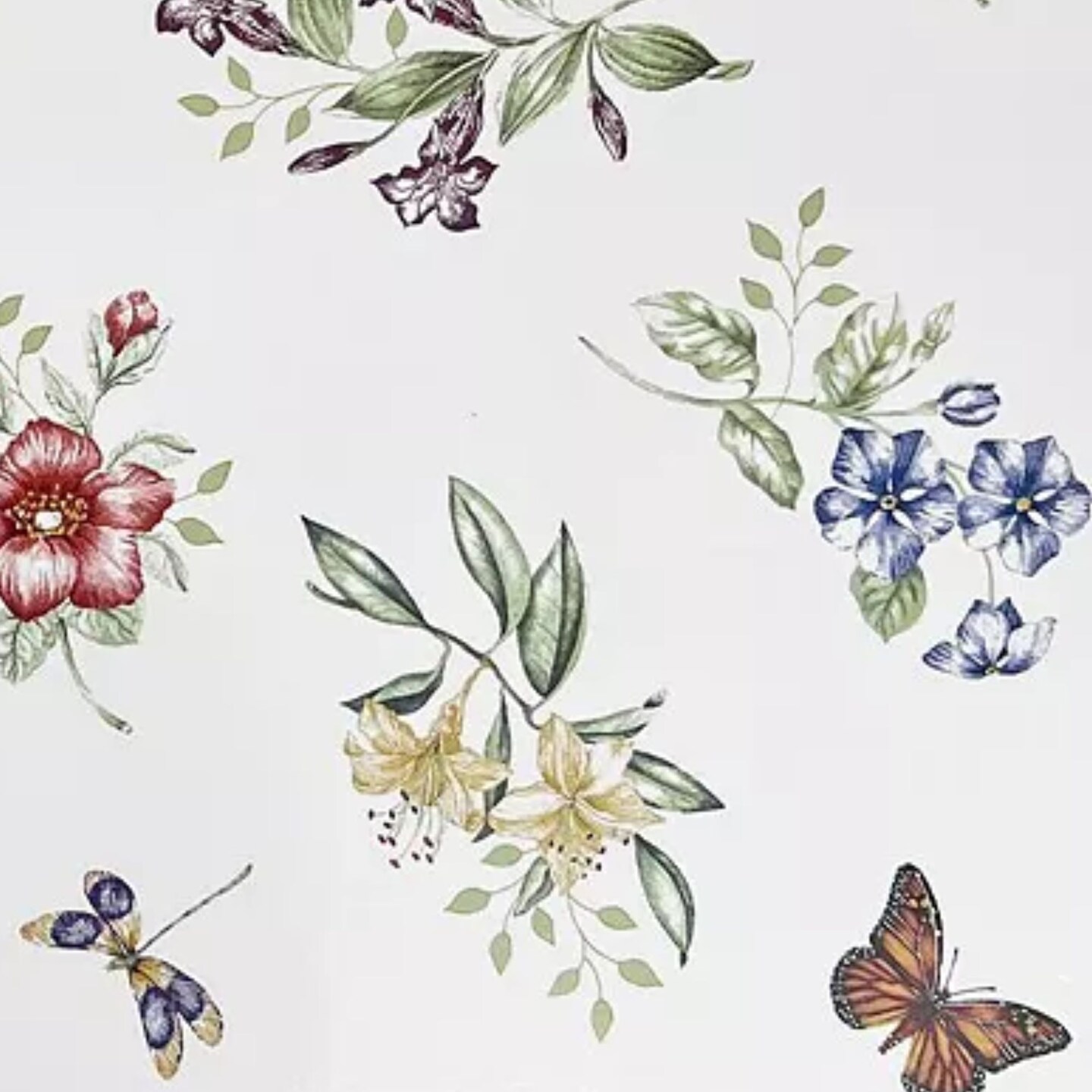 Lenox Butterfly Meadow Cork Placemats, Set of 4, Multicolor - 12"W x 16"L