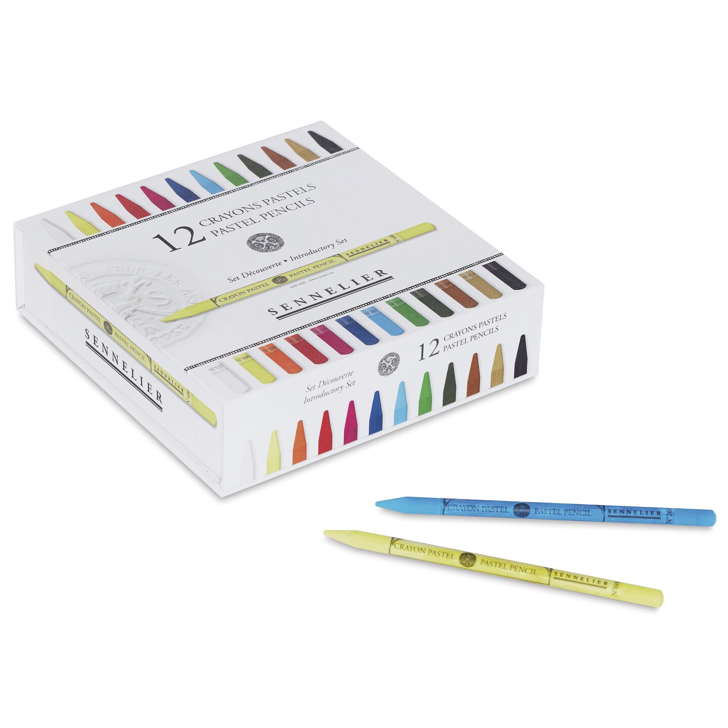 Sennelier Woodless Pastel Pencils - Set of 12, Assorted