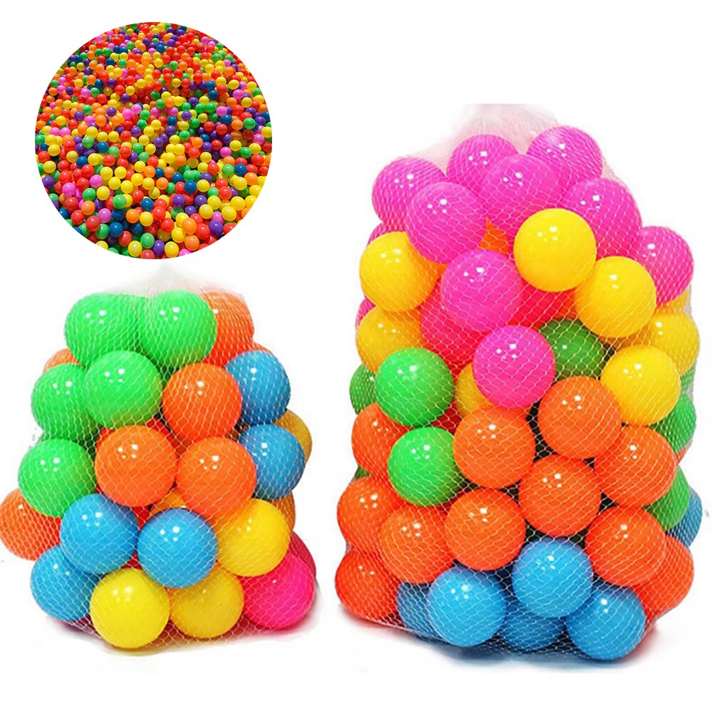 100Pcs Colorful Soft Water Pool Ocean Wave Ball Outdoor Fun Sports Baby Toy