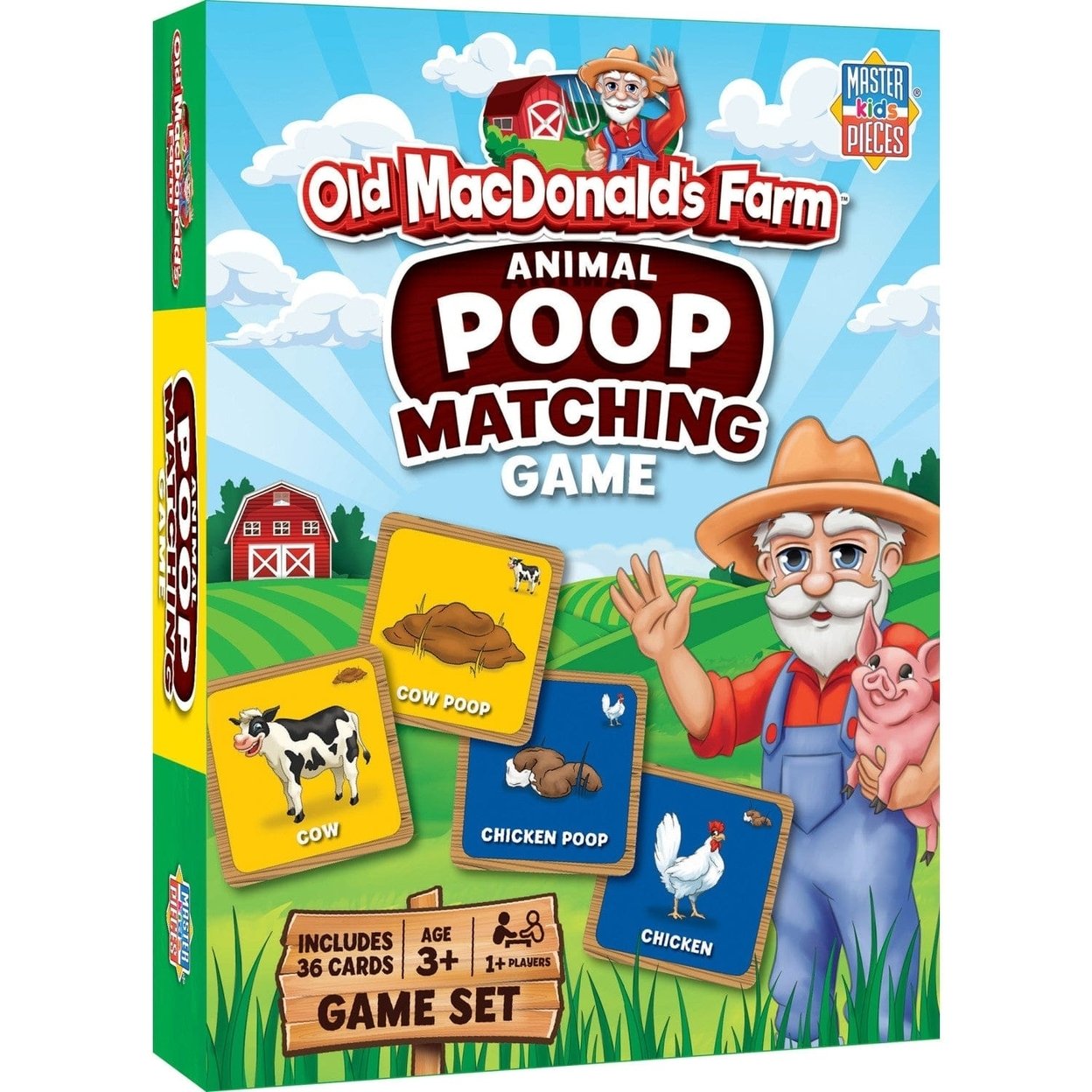 Old Macdonalds Farm - Animal Poop Matching Game