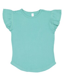 Rabbit Skins® Toddler Flutter Sleeve T-Shirt