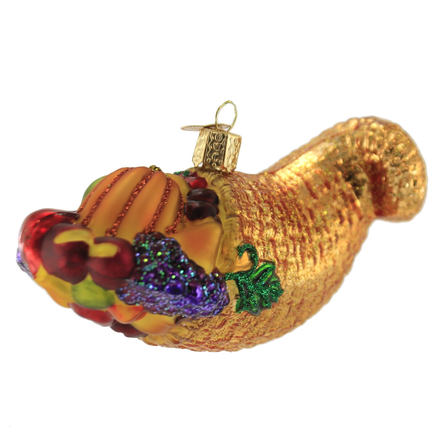 Old World Christmas 3.0 Inch Cornucopia. Christmas Tree Ornament , Thanksgiving Bountiful