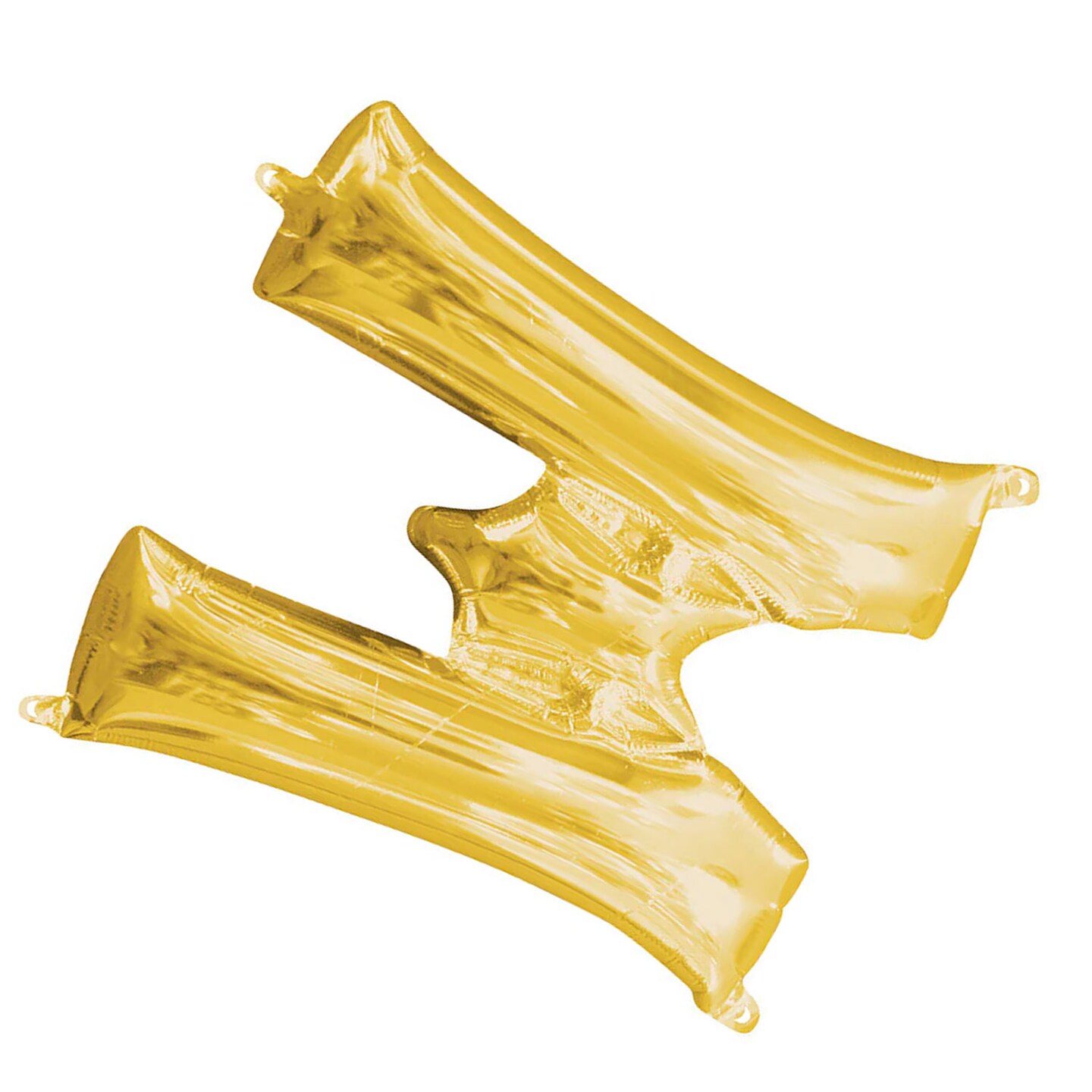 Anagram&#xAE; 16&#x22; Gold Letter M Balloon Air Fill Only Foil Mylar