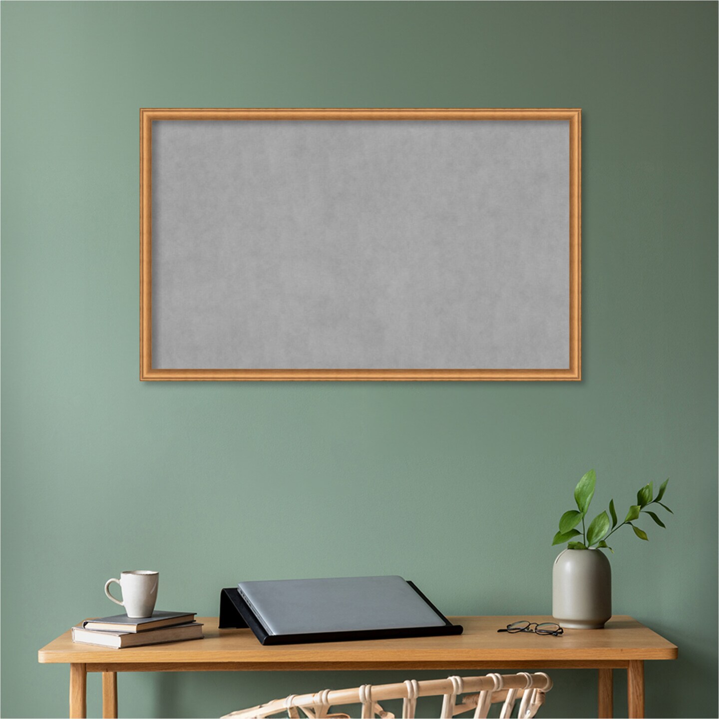 Salon Scoop Wood Framed Magnetic Board