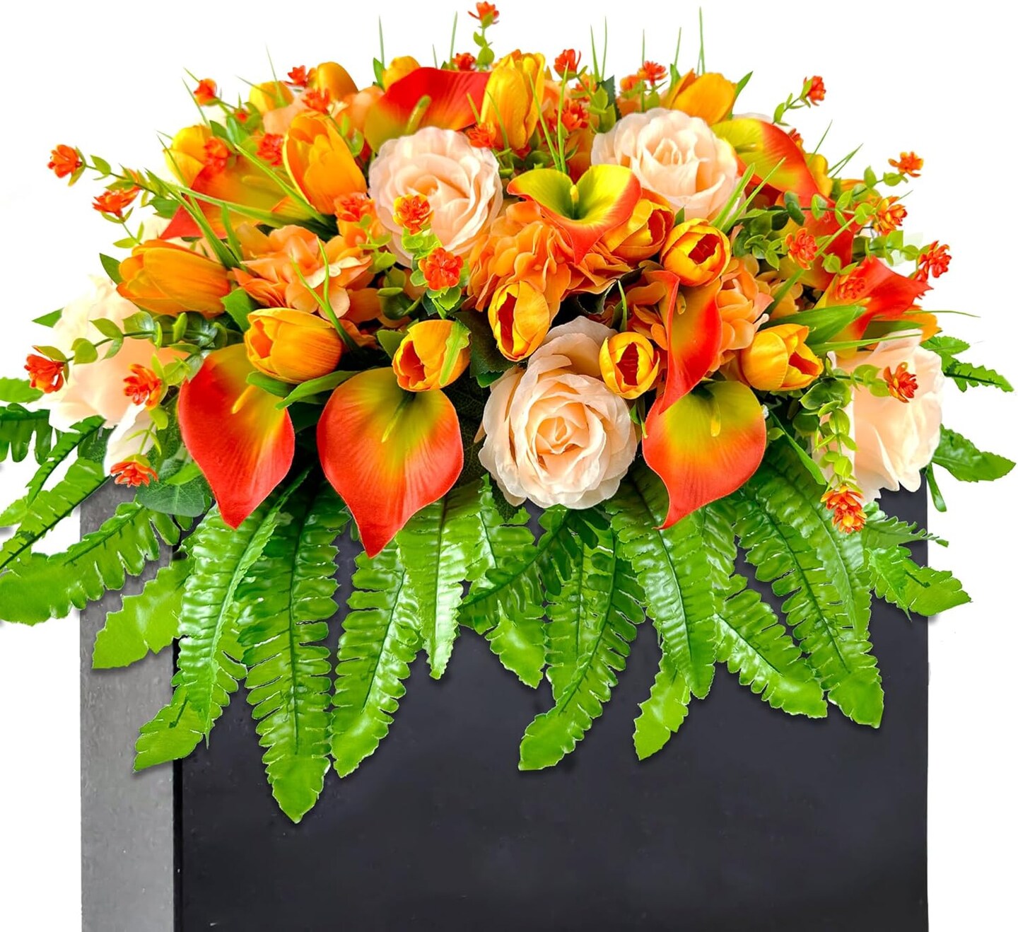 Summet Bushes Artificial Cemetery Flowers