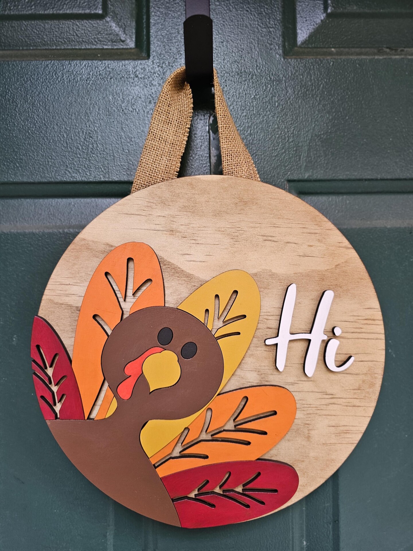 Turkey Door Hanger, newest thanksgiving decor, fall door decor