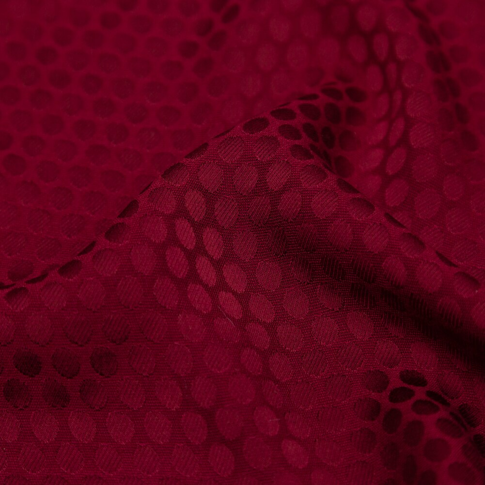 1 Yard Wine Circles Rayon Jacquard Versatile Dressmaking Fabric 59 inch Width