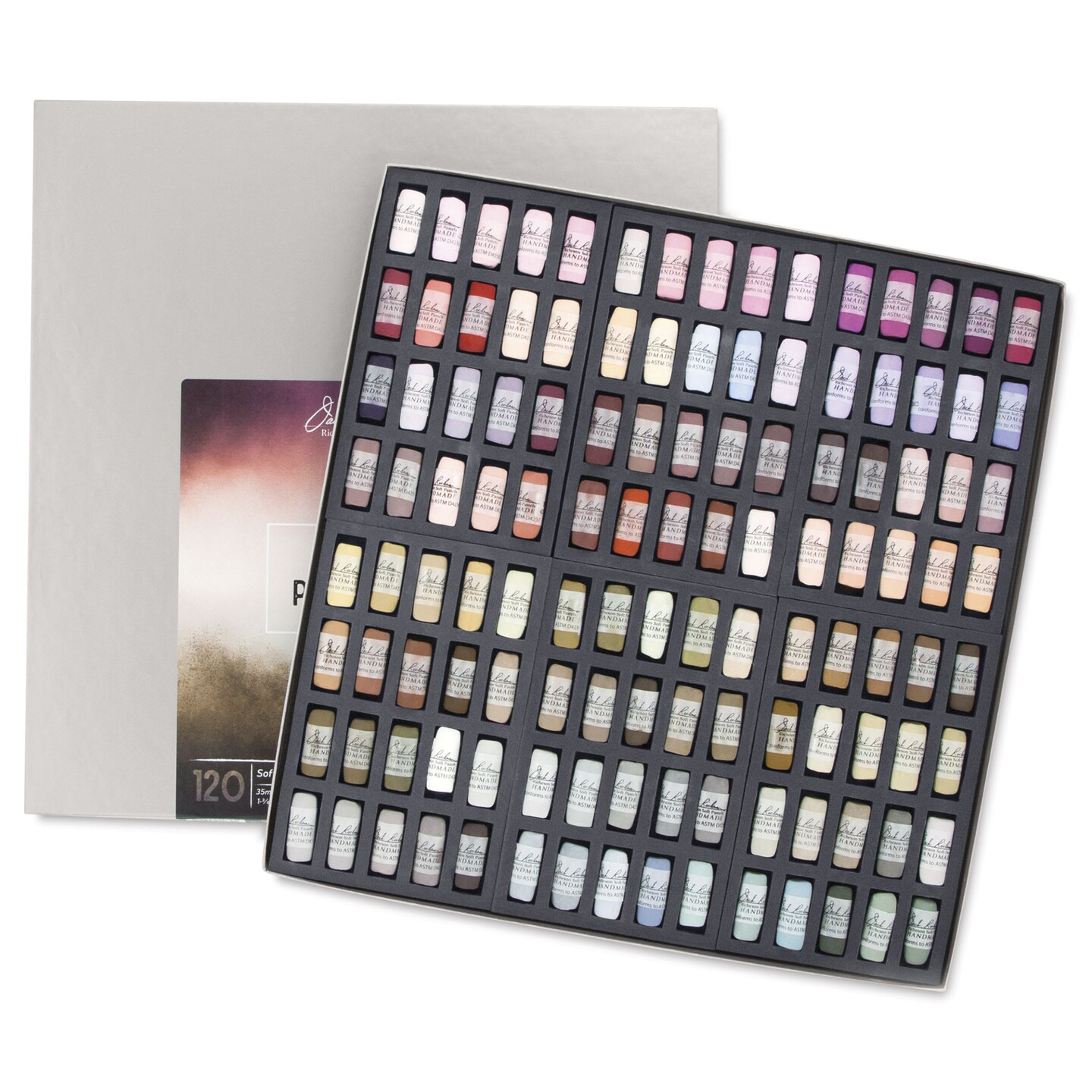 Richeson Soft Handrolled Pastels - Portrait Values 1-10, Set of 120