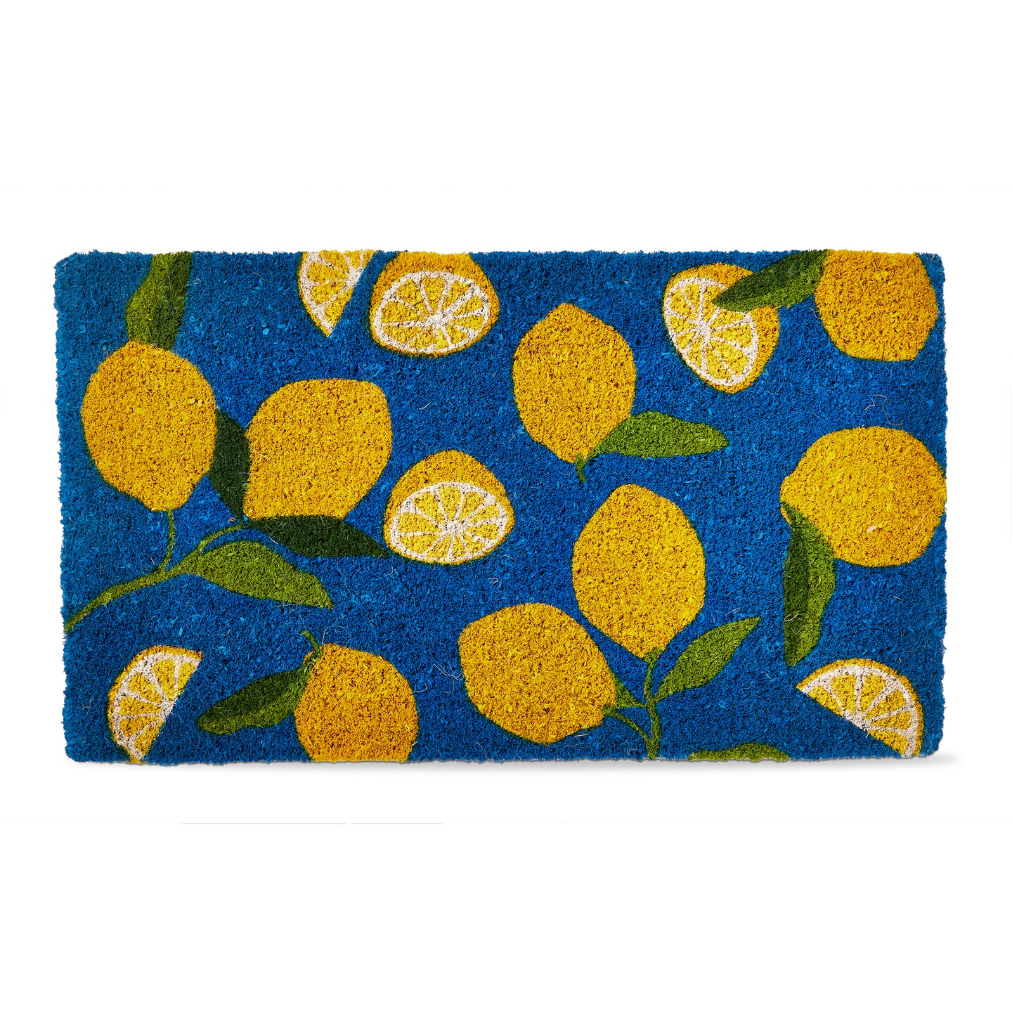 1'6" x 2'6" Lemons Coir Mat Multi Everyday Indoor Outdoor Doormat