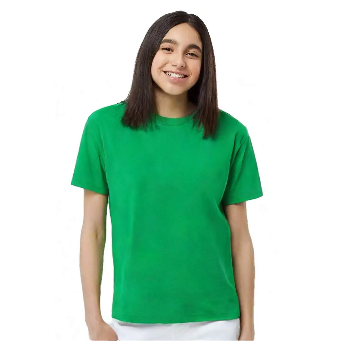 Youth Soft Touch Crewneck T-Shirt for School, Sports & Everyday Casual Wear