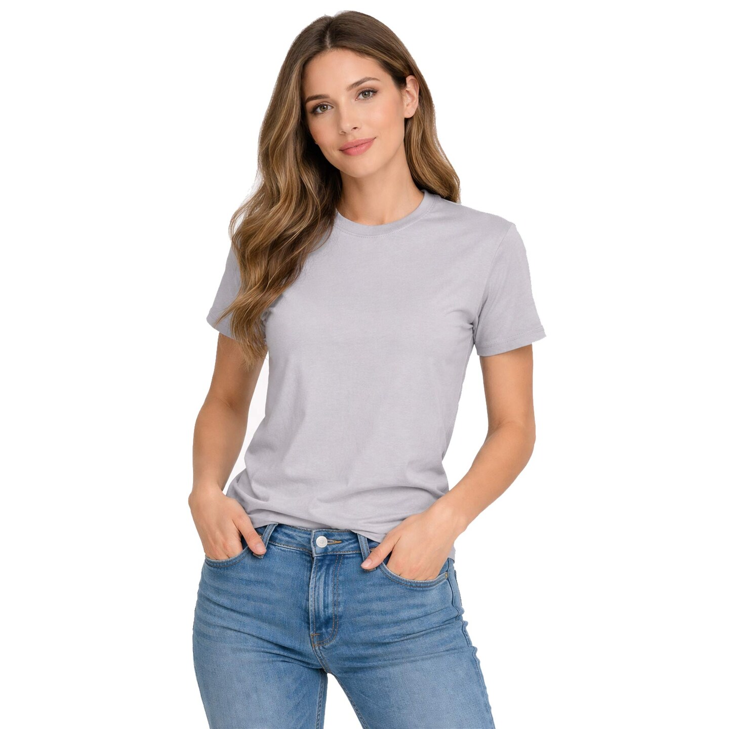 Heavy Cotton Crewneck T-Shirt for Durable, Everyday & Casual Wear