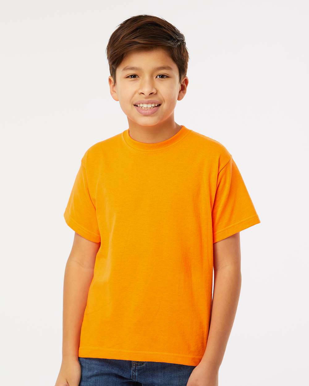 Youth Soft Touch Crewneck T-Shirt for School, Sports & Everyday Casual Wear