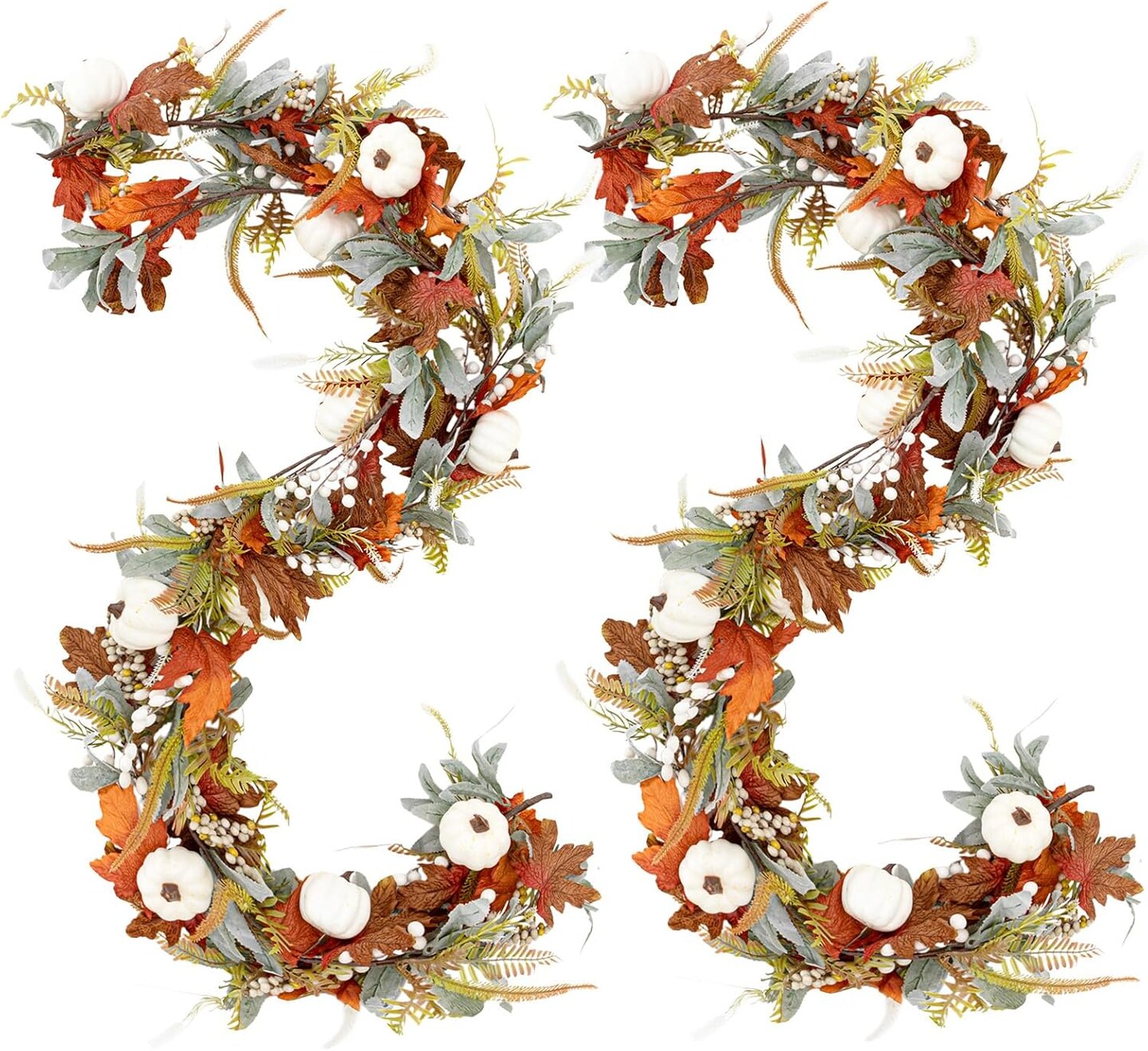 12 ft Fall Garland(&#x9;Multicolor)12.48 x 12.24 x 5.28 inches