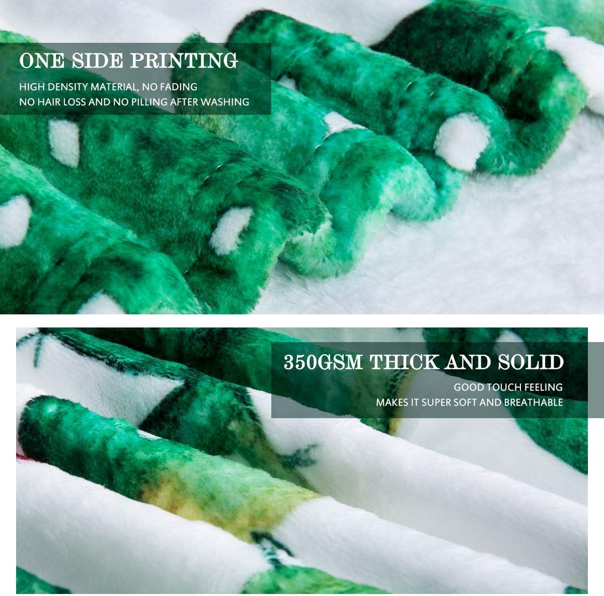 Floral and Bat Throw Blanket Gifts for Adult Kids(Bat1)