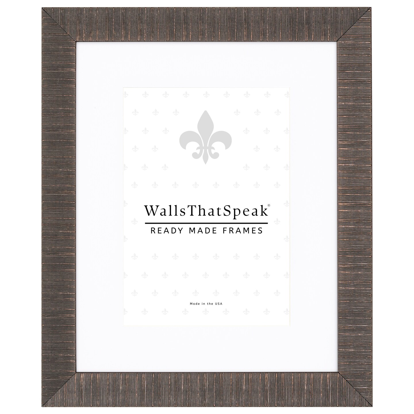 13x19 Matted Picture Frame, Linear 1 Inch Polystyrene Moulding, Wall Display Frame for Art, Posters, or Photos by wallsthatspeak