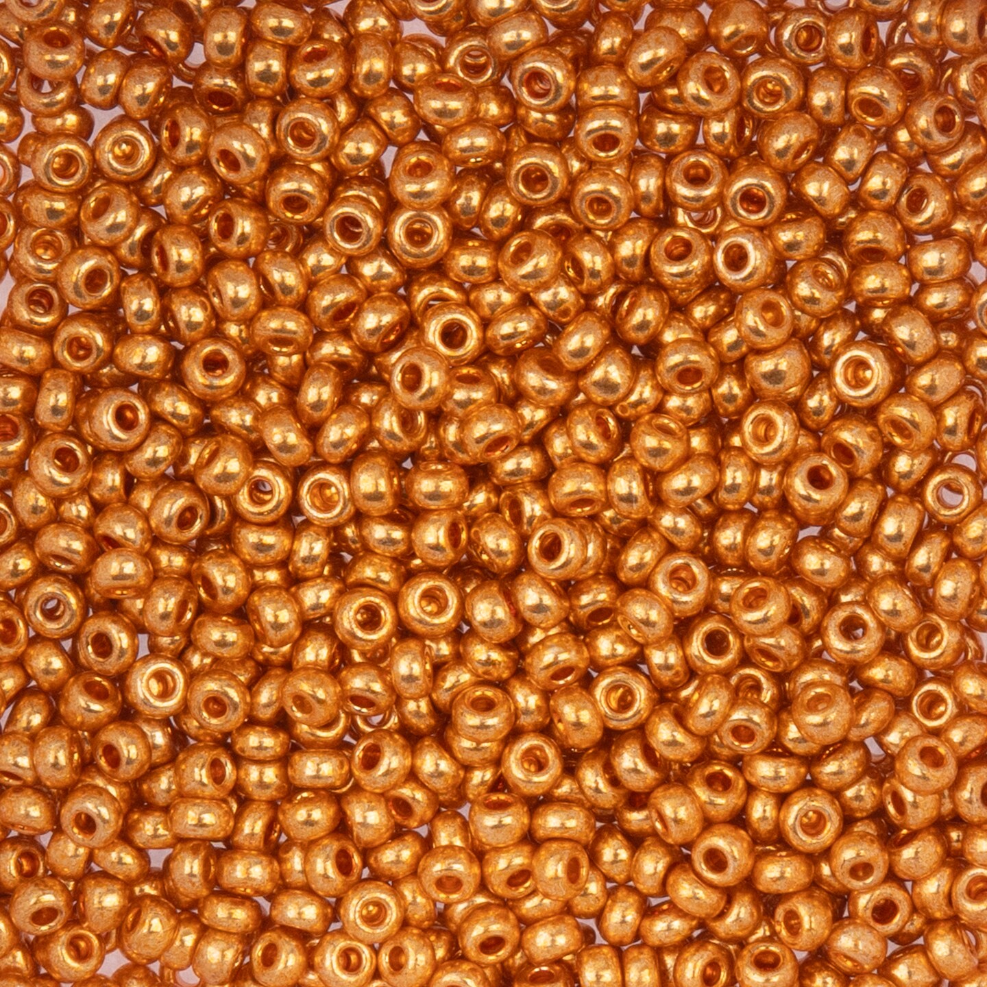 John Bead Metallic 8/0 Czech Glass Seed Beads, 22g