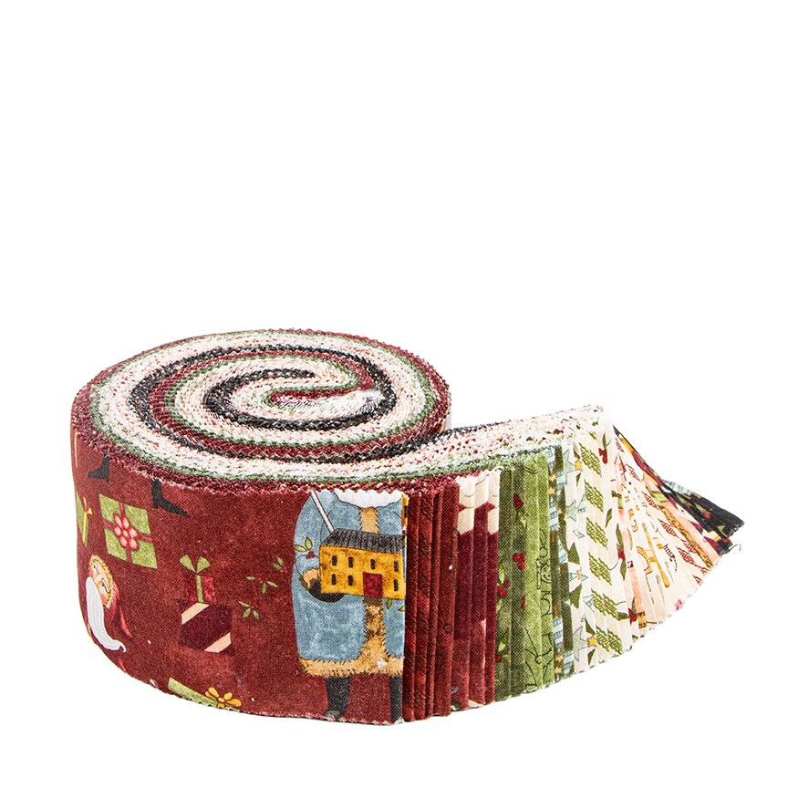 Naughty or Nice 2.5&#x22; Strip Roll (Jelly Roll / Rolie Polie) by Teresa Kogut for Riley Blake (RP-16260-40)