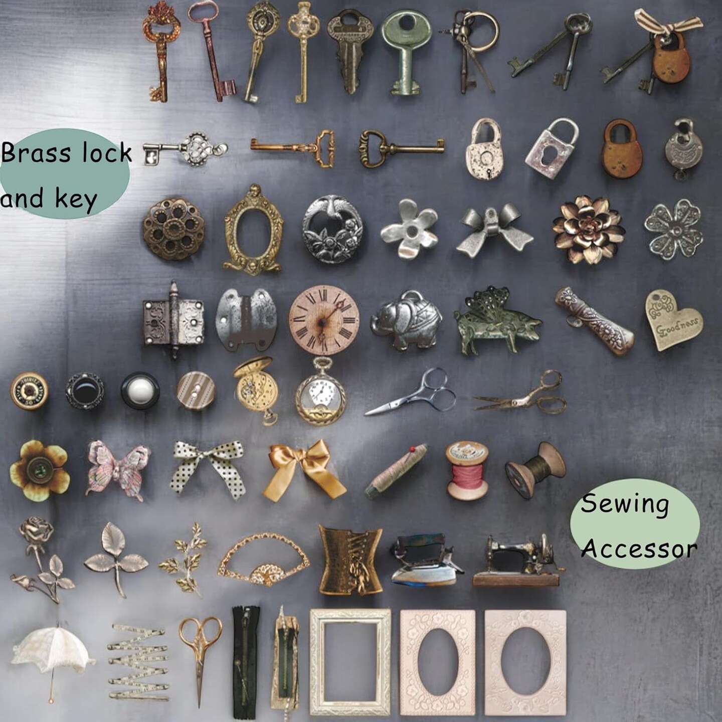 120 Pcs Vintage Scrapbook Supplies for Creative Journaling