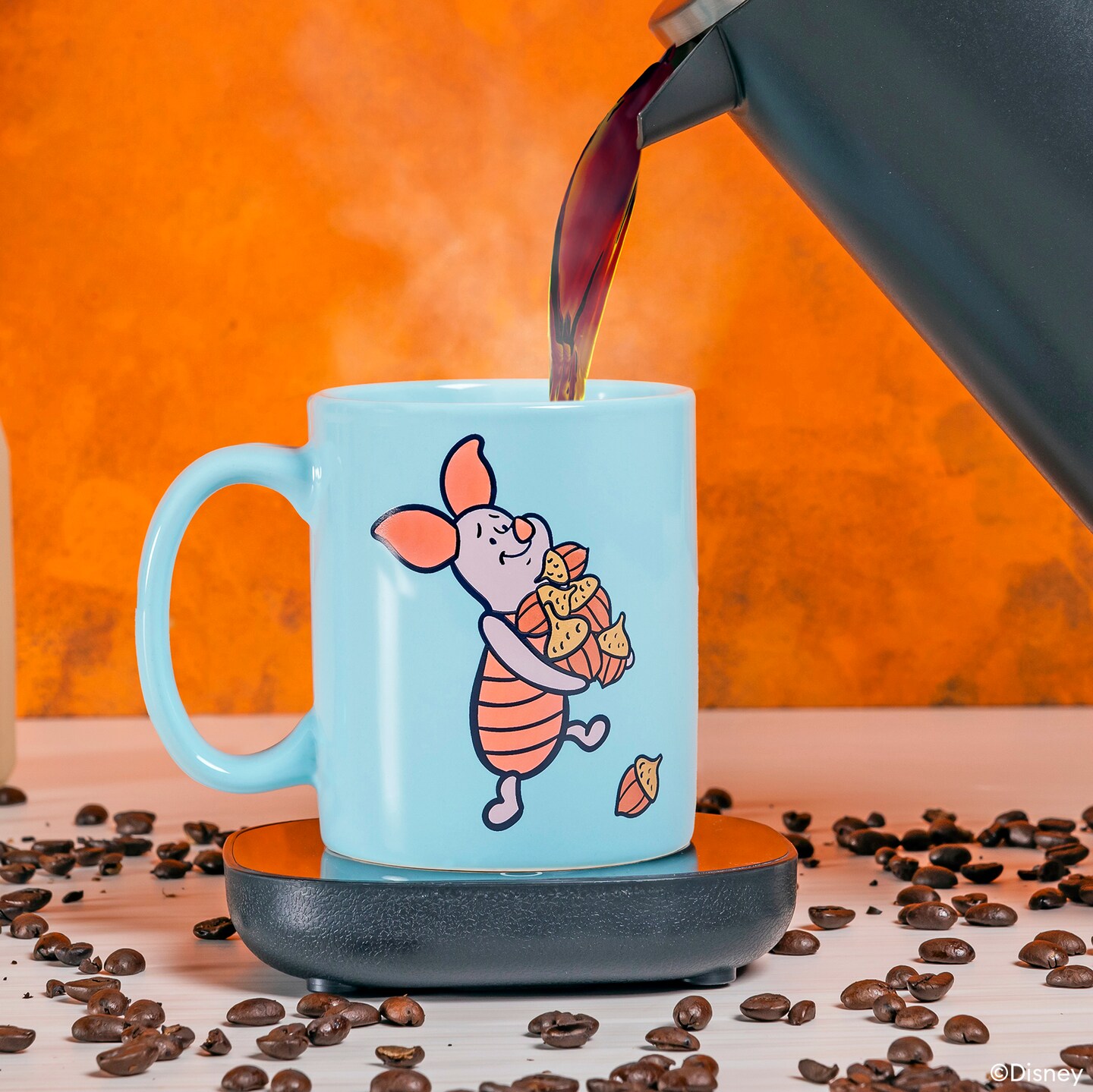 Uncanny Brands Disney Piglet 12oz Mug Warmer Set