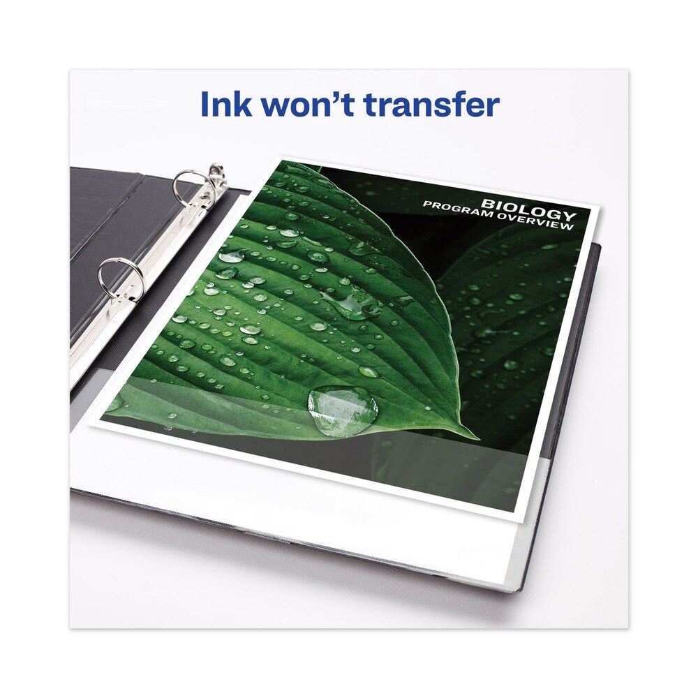 Avery 11 in. x 17 in. 1.5 in. Capacity 3 Rings Heavy-Duty View Binders - White