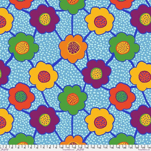 Fabric FreeSpirit Kaffe Fassett Collective Jolly Floral Connections August 2025 by the Quarter Yard PWBM099.JOLLY