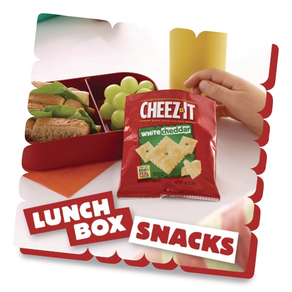 Sunshine Cheez-It 1.5 oz. Single-Serving Snack Bags Crackers - White Cheddar (8/Box)