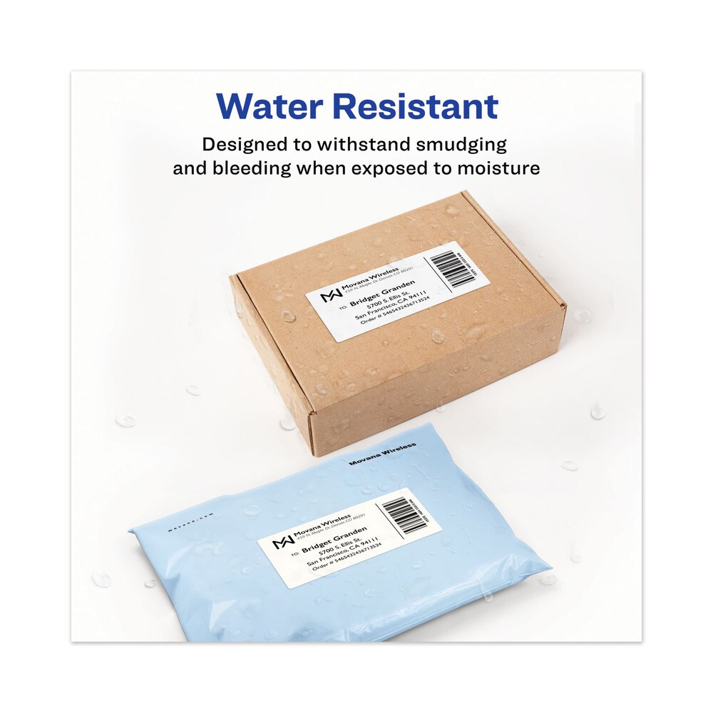 Avery 2.13 in. x 4 in. Multipurpose Thermal Labels - White (1-Box)