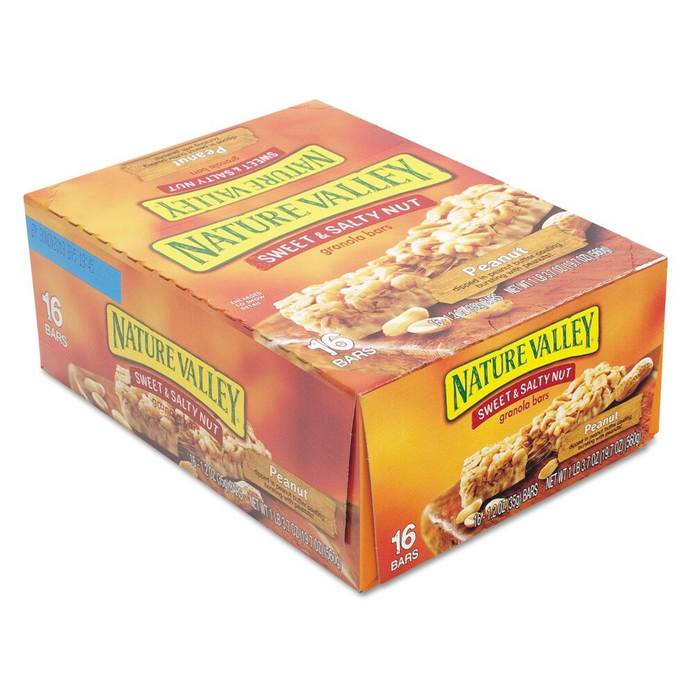 Advantus 1.2 oz Granola Bars - Sweet and Salty Nut Peanut Cereal (16/Box)