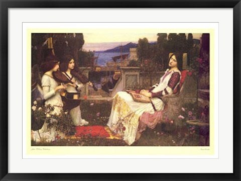Framed Art Saint Cecilia by John William Waterhouse - Classic Pre ...