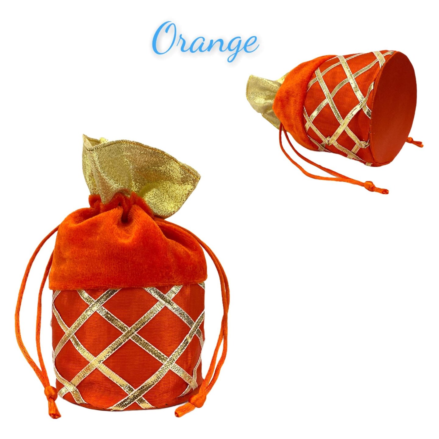 Pack of 20 Fabric Potli Bags Indian Traditional Silk Potli Ethnic Hand Bags for Women - Gift Pouch for Nikah Mehendi Hindu Punjabi Wedding Housewarming Return Gift