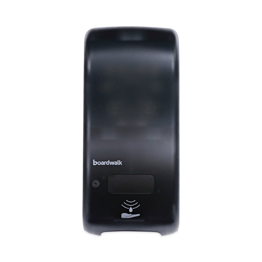 Boardwalk 5.25 in. x 4 in. x 12 in. 900 ml Rely Hybrid Foam Soap Dispenser - Black Pearl