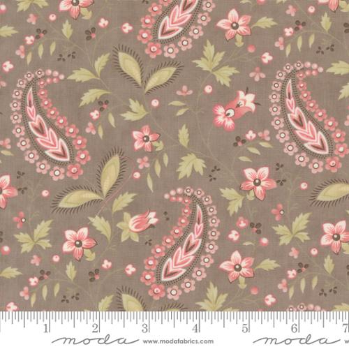 Fabric Moda Slate Paisley Vine Muse by the Quarter Yard 44393-16