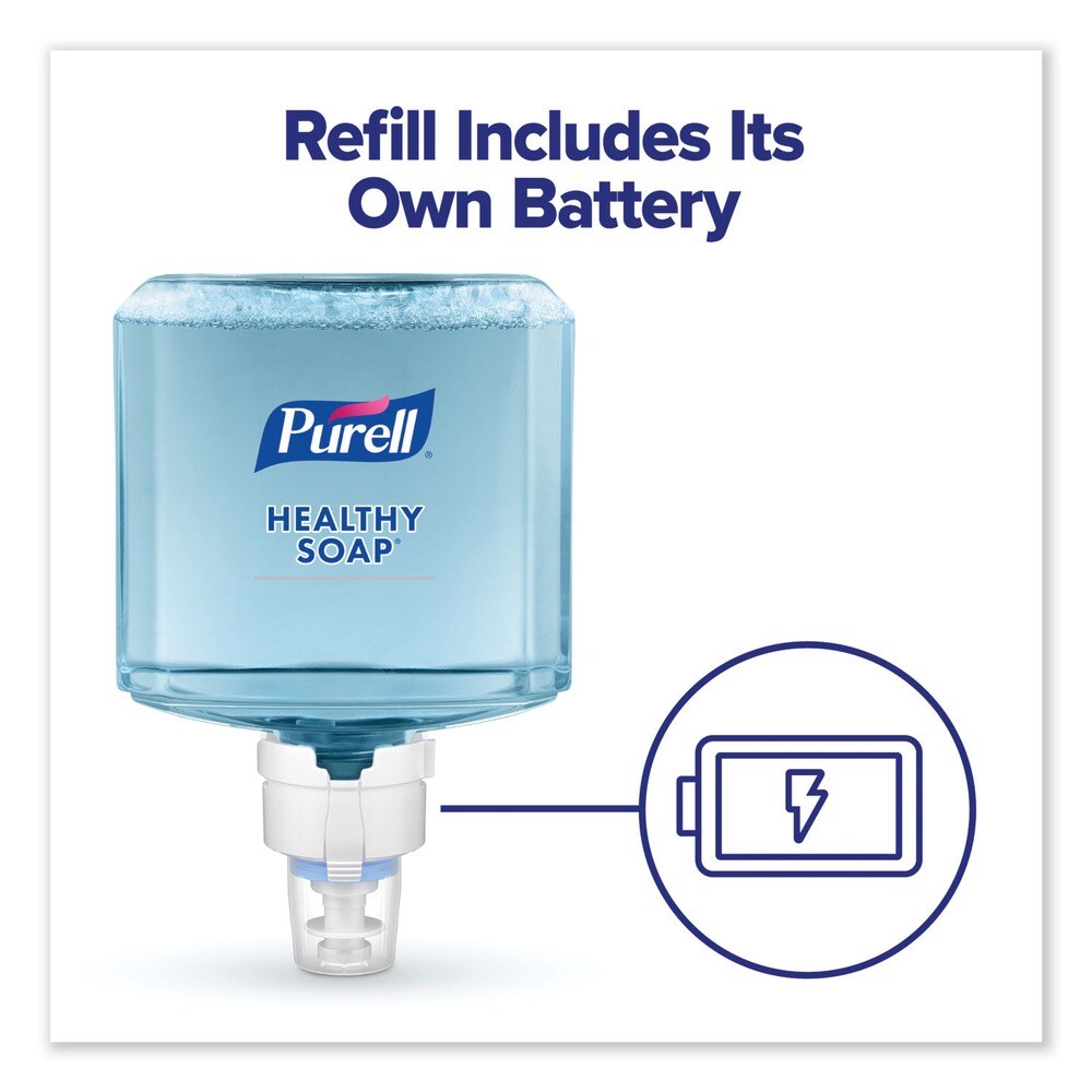 PURELL HEALTHY SOAP 0.5 Percent BAK Antimicrobial Foam Refill for ES8 Dispensers - Light Citrus Floral Scent (2/Carton)