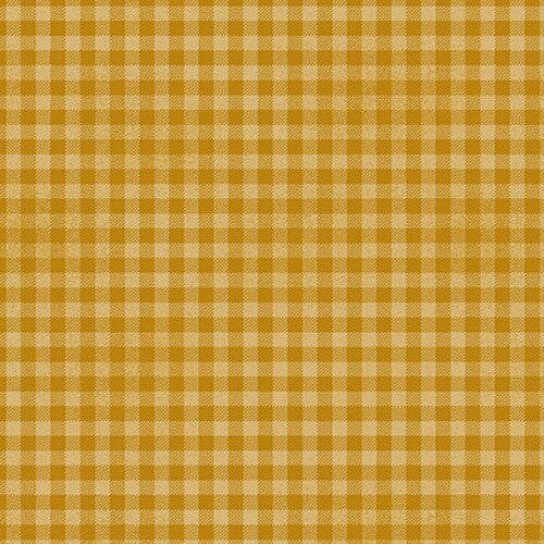 Fabric Henry Glass Cheddar Gingham Scrap Basket Favorites by the Quarter Yard 1500-44