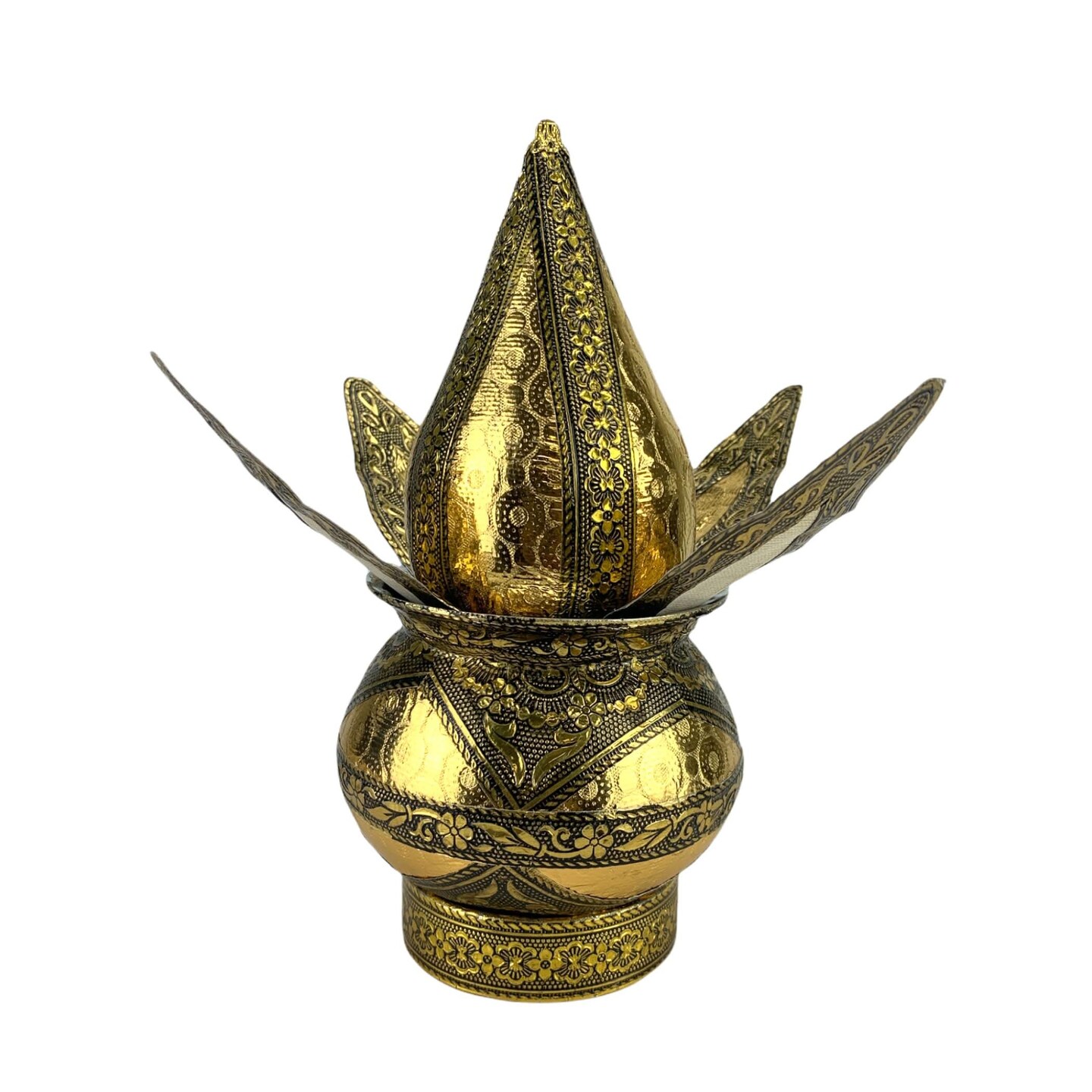 Artificial Mangal Kalash, Nariyal, Mangal Nariyal Kalash Set, Wedding Decor, Puja Kalash, Temple Kalash, Decorative Lota, Pooja Decor