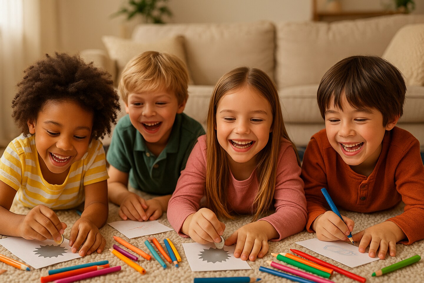 Scratch Off Stickers Assorted Shapes – Bubble, Oval, Rectangle & Burst, 180 Count, 2.5" x 1"