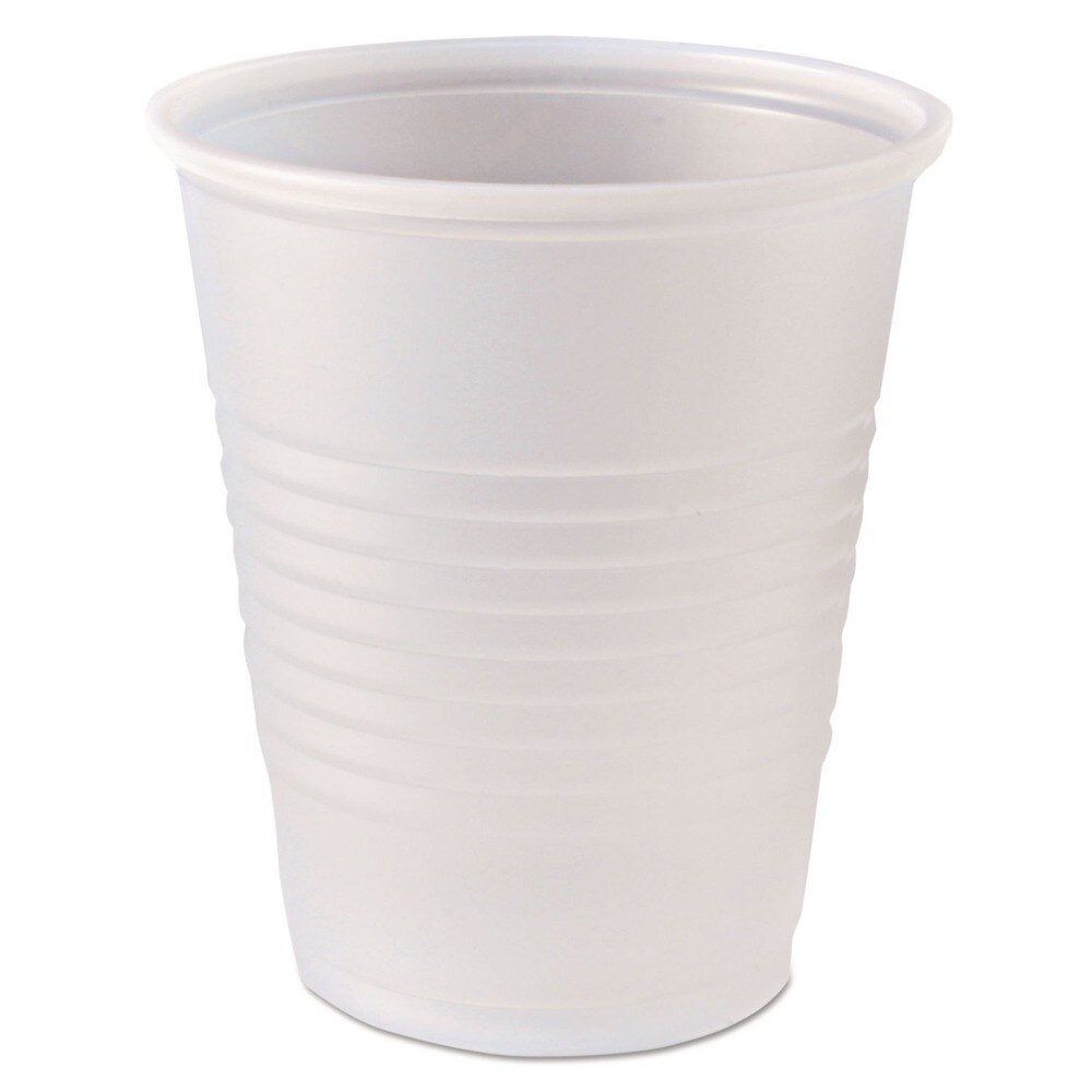 Fabri-Kal RK 5 oz Ribbed Plastic Cold Drink Cups - Clear (2500/Carton ...