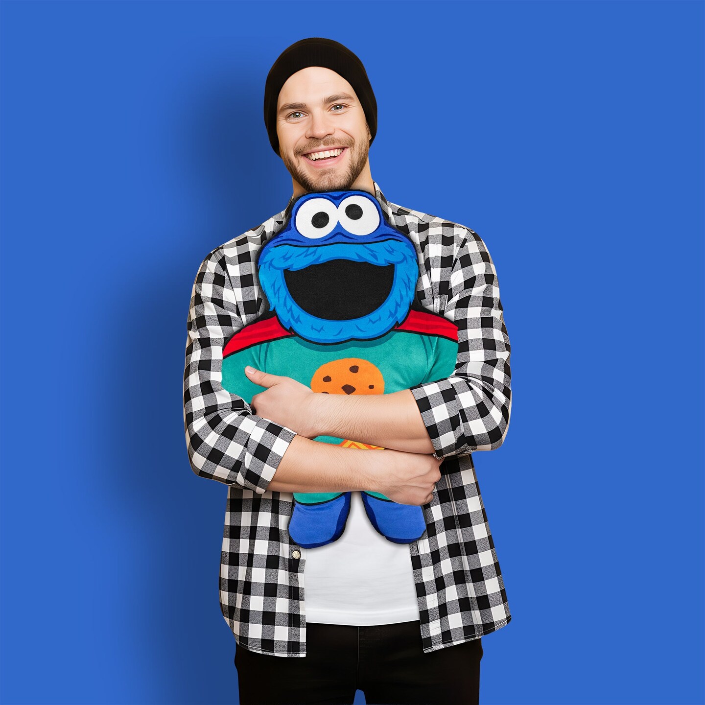 Bleacher Creatures Sesame Street Cookie Monster Superhero 22" Bleacher Buddy