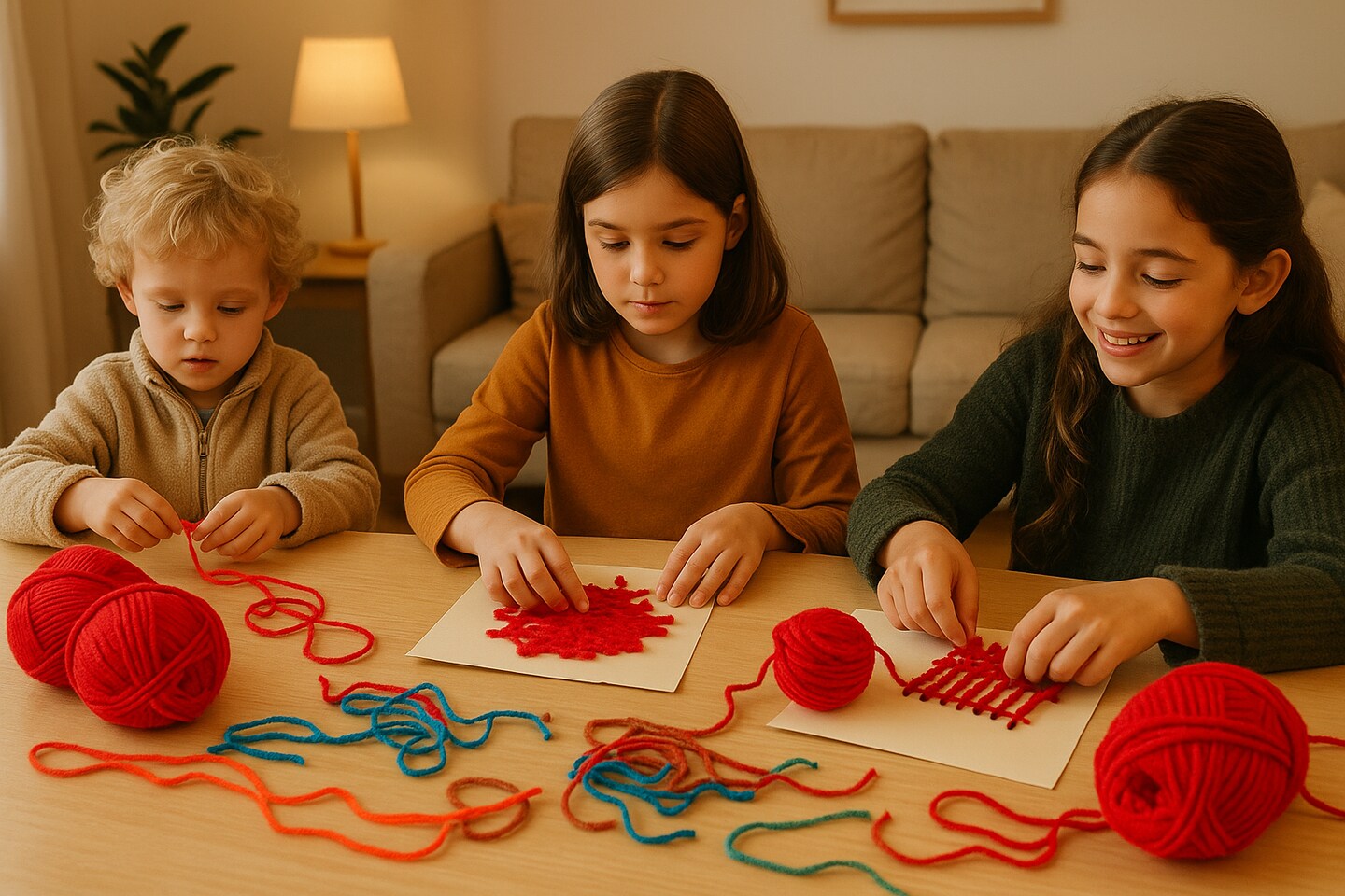 DIY Yarn 65 Yards – Assorted Colors for Kids Crafts, Classroom Projects & DIY Art